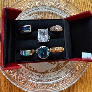 Lot of 6 Fashion Rings
